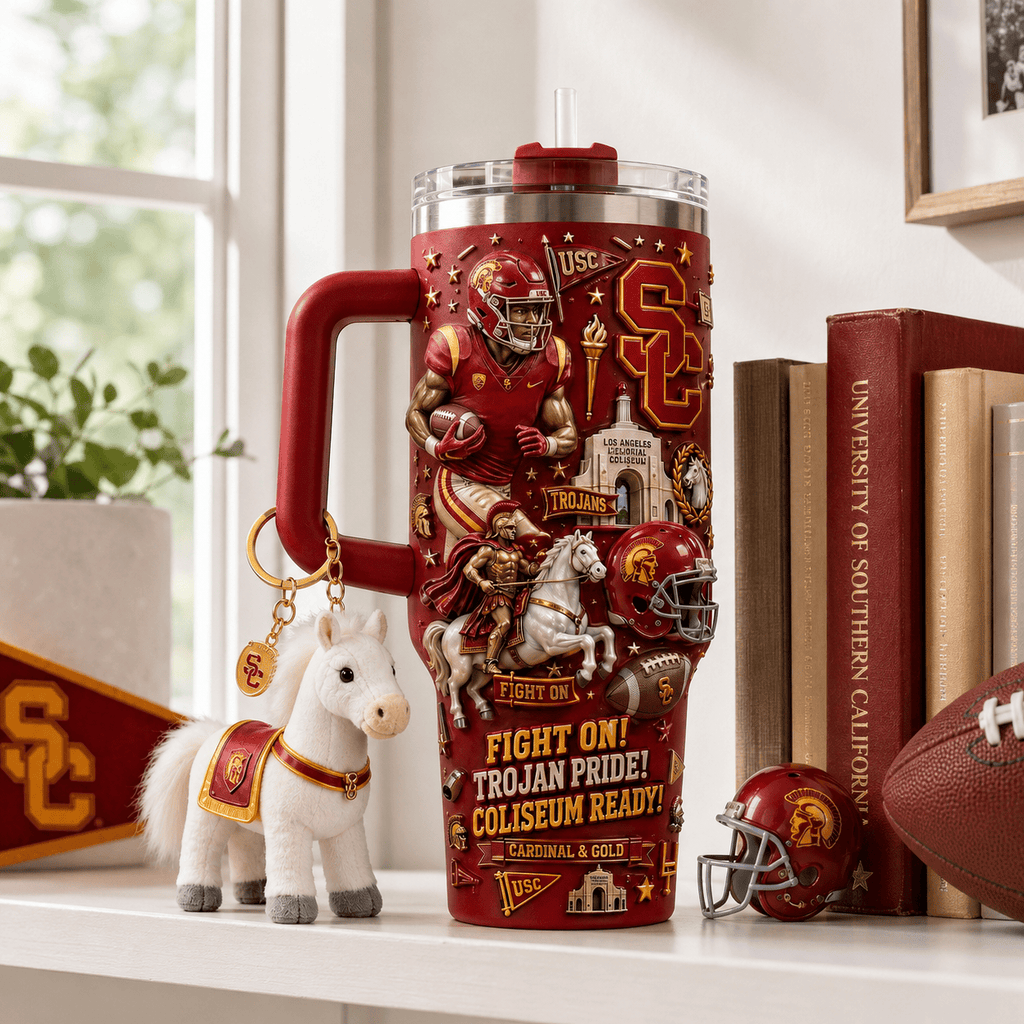 USC 40oz Tumbler With Handle HTTT