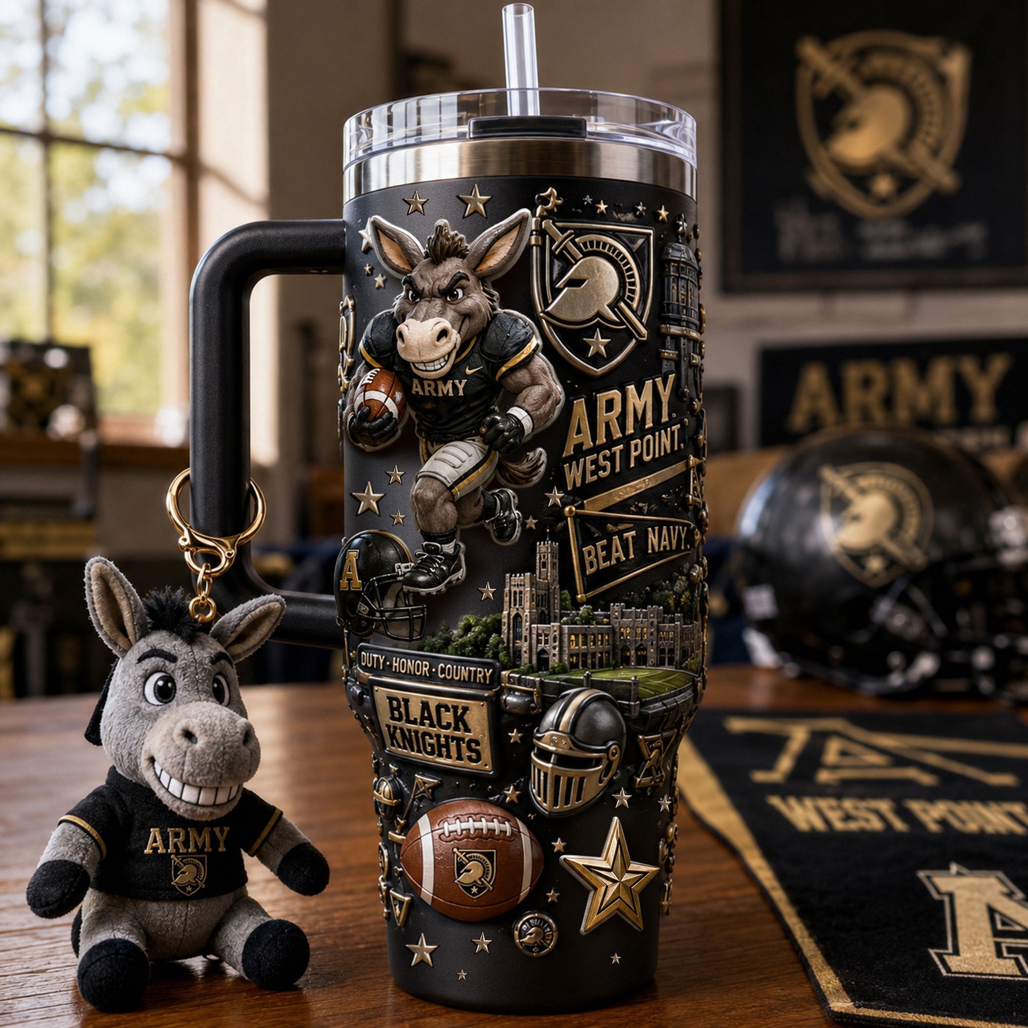ABK 40oz Tumbler With Handle HTTT